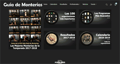 Desktop Screenshot of guiademonterias.com